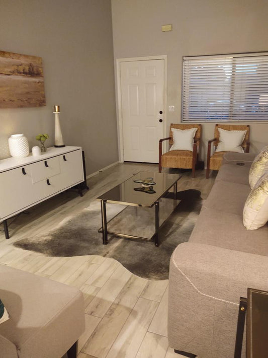 Handpicked and unique ethical cowhide rugs.