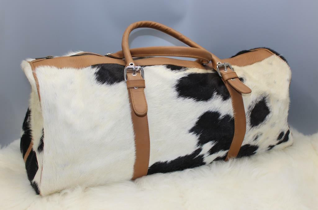 Cowhide luggage Bag
