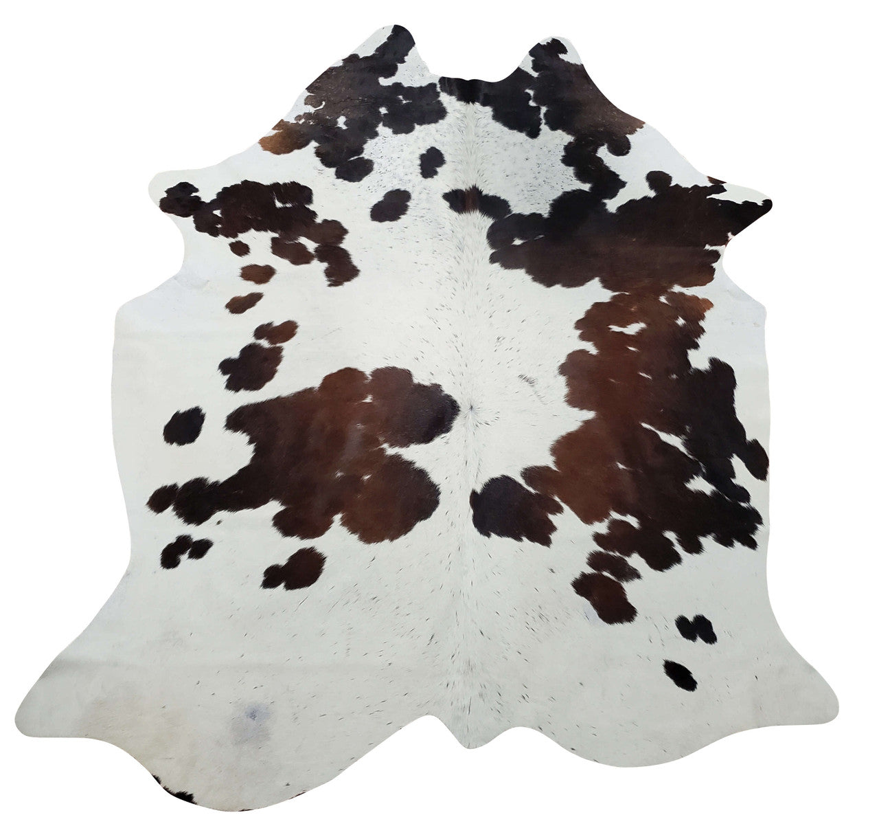 Dark cowhide rugs are what your neutral decor needs, this real cowhide comes with a natural touch of western spirit, easy to maintain and lasts decades.