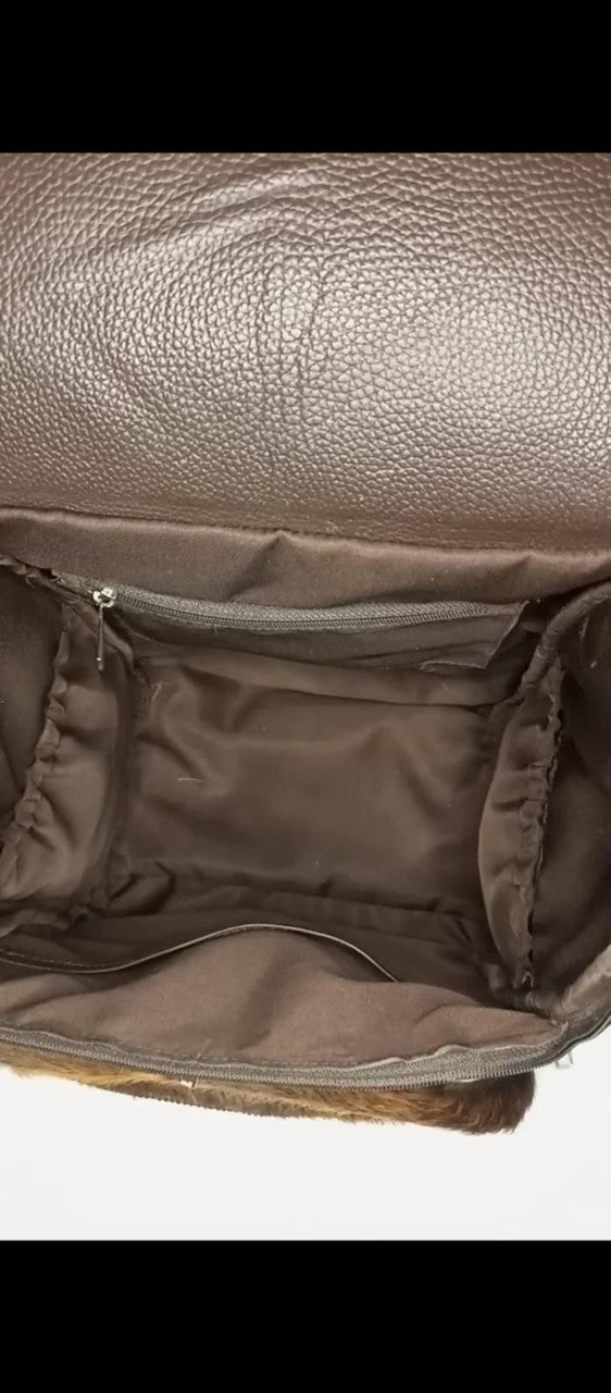 Cowhide Backpack Speckled