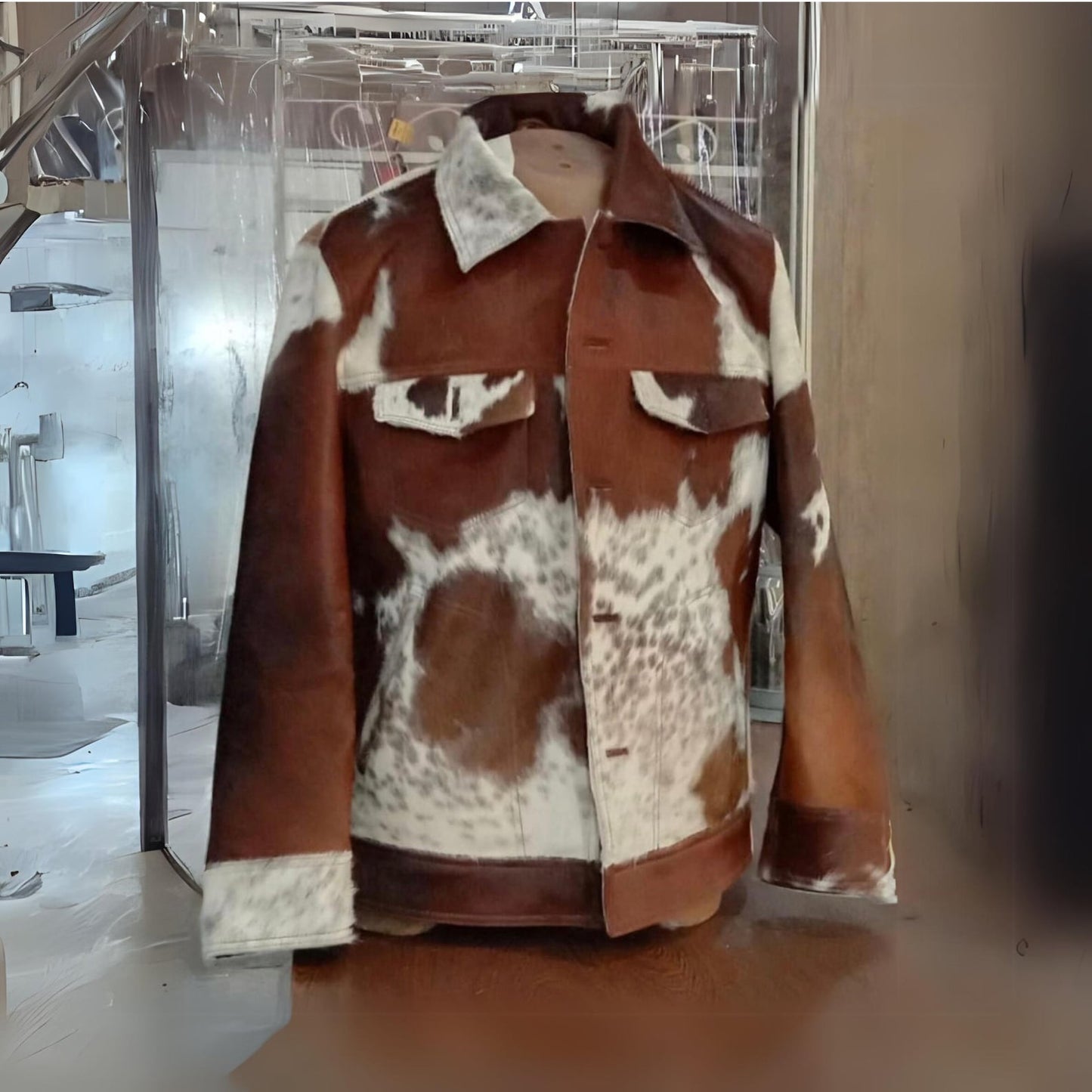 Cow Skin Fur Jacket