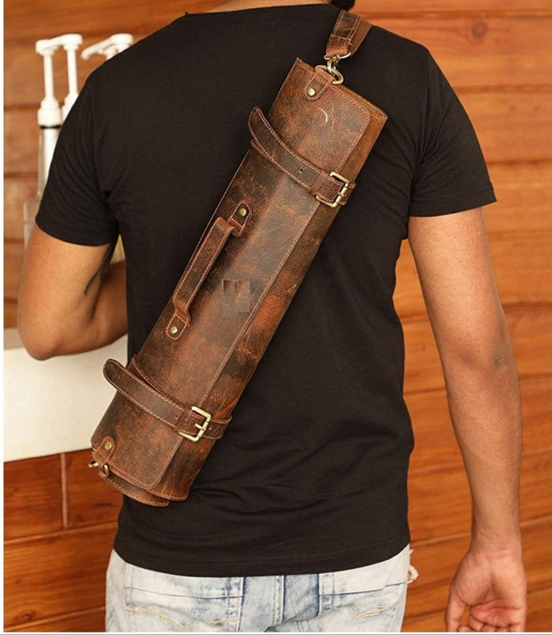 leather Chefs Knife Roll