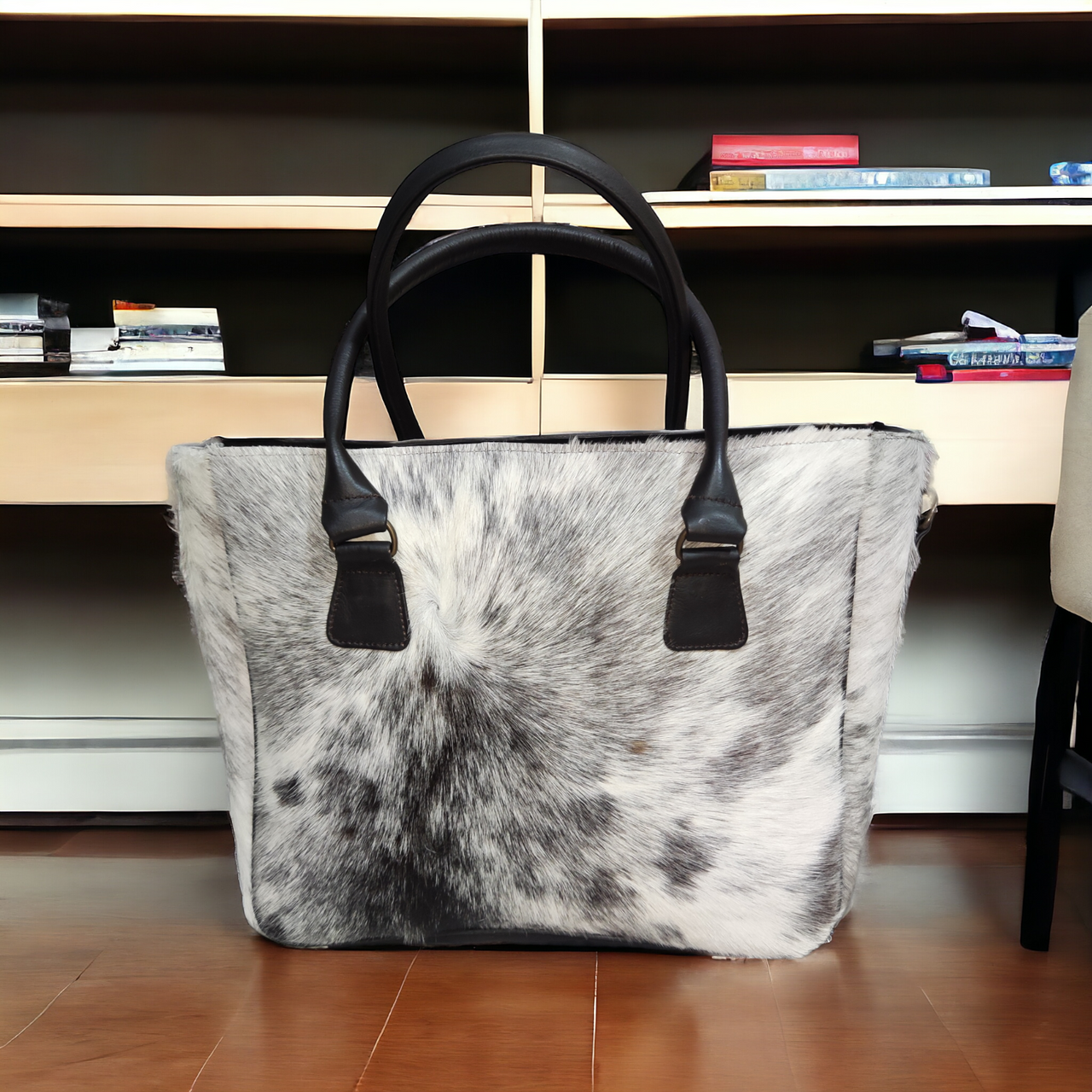 Real Cowhide Tote Bag