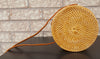 rattan cross body bag for beach
