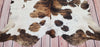 Giant Cowhide Rug Spotted Natural 80 X 74 Inches