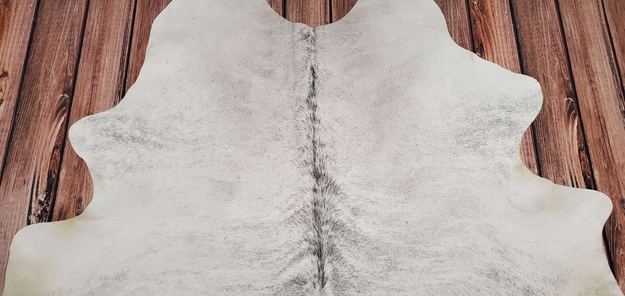 Grey Extra Large Cowhide Rug 7.9ft x 6.5ft