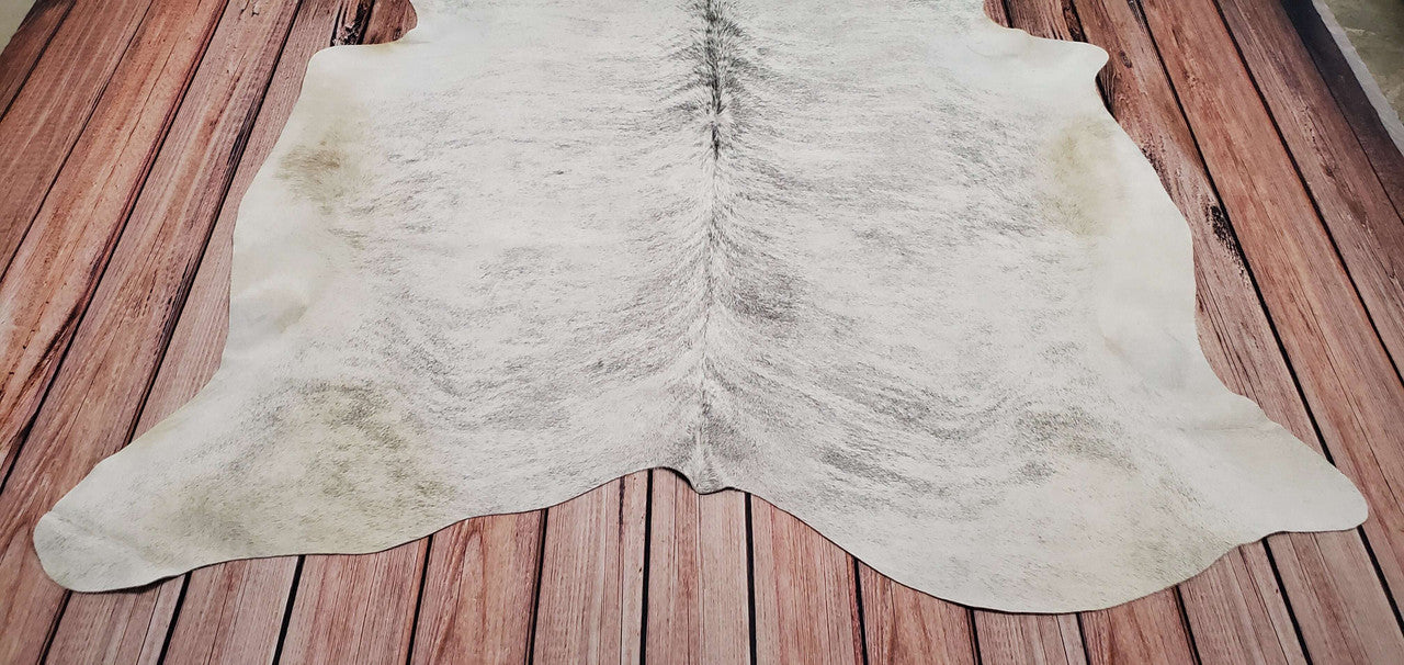 Grey Extra Large Cowhide Rug 7.9ft x 6.5ft