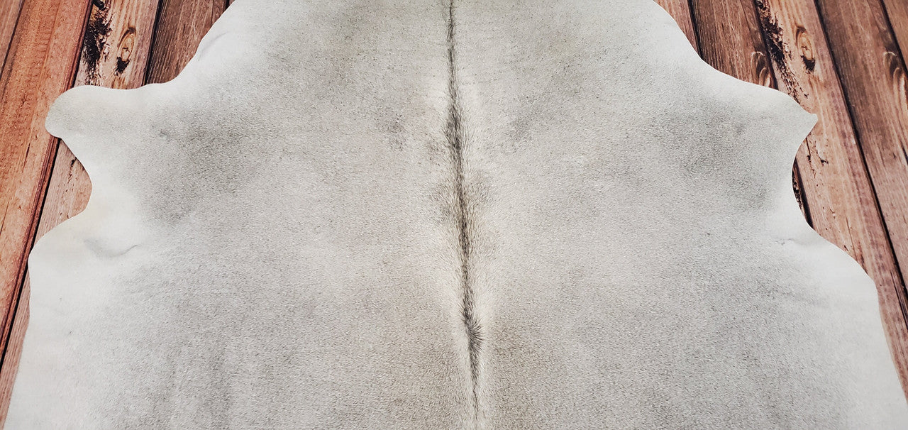 Grey Cowhide Rug Large 6.8ft x 6ft