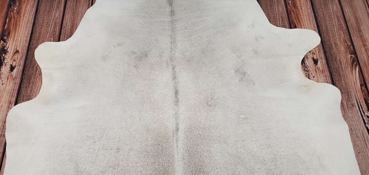 Cowhide Rug Grey Brazilian 7ft X 6.5ft