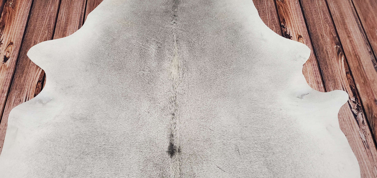 Light Grey Taupe Cowhide Rug
