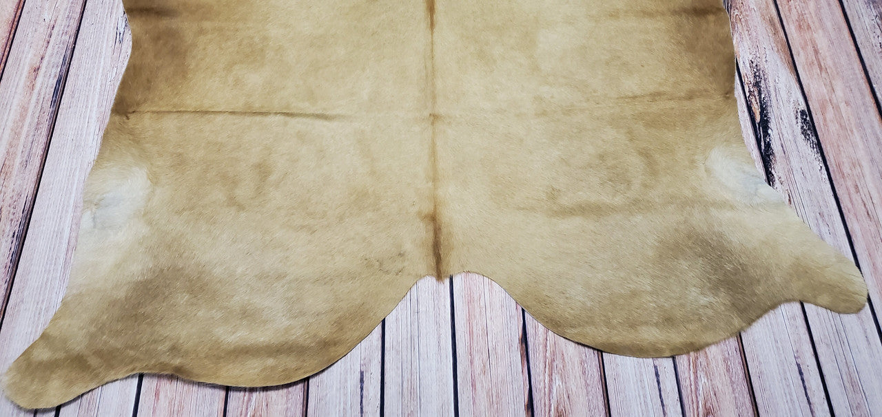 Natural Palomino Cowhide Rug 6.2ft x 6ft