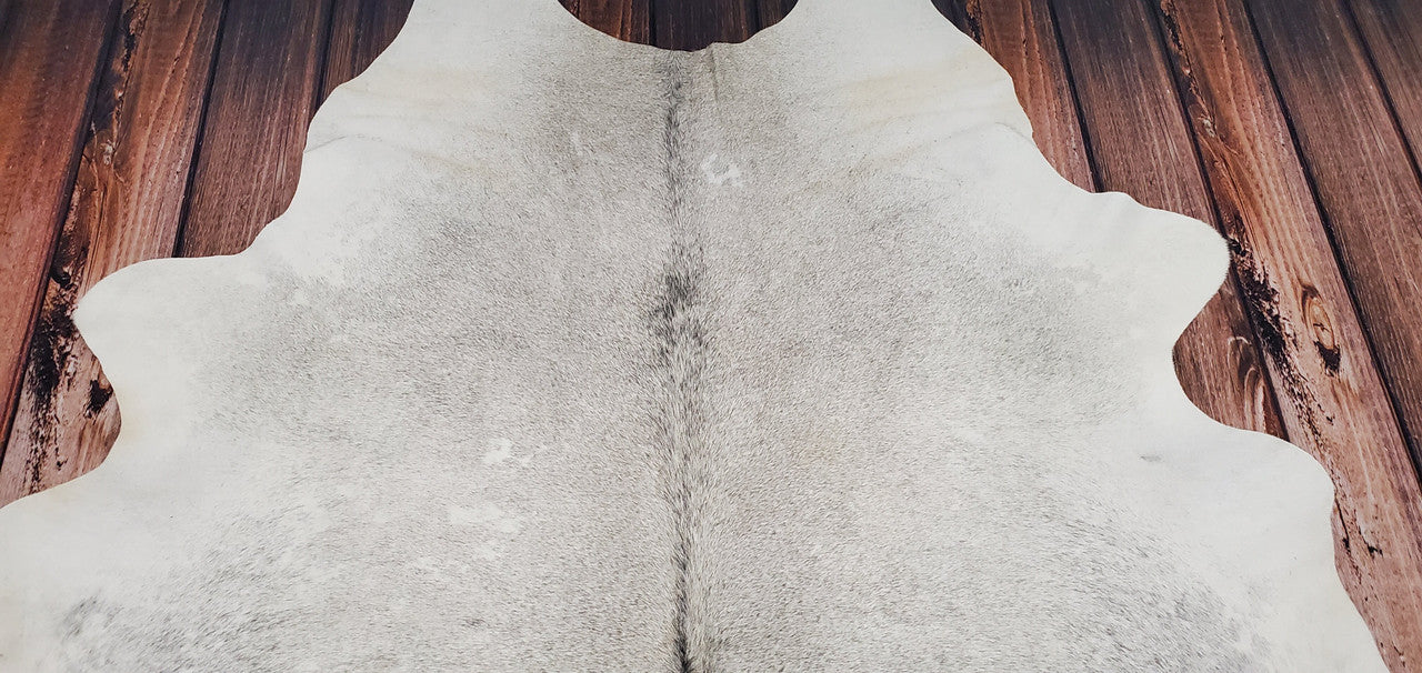 Natural Grey Cowhide Rug 7ft x 6.8ft