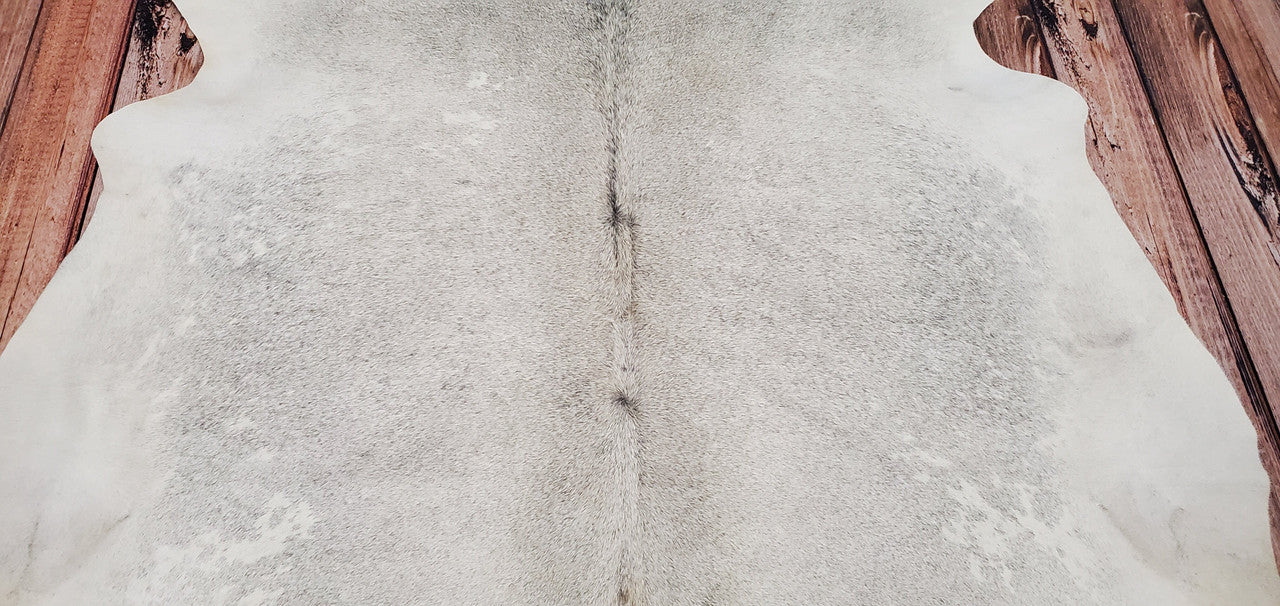 Natural Grey Cowhide Rug 7ft x 6.8ft