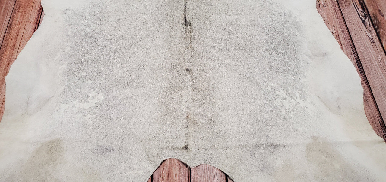 Natural Grey Cowhide Rug 7ft x 6.8ft