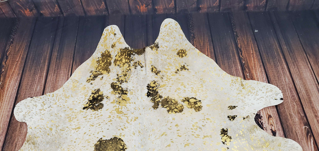 Ivory cowhide rugs