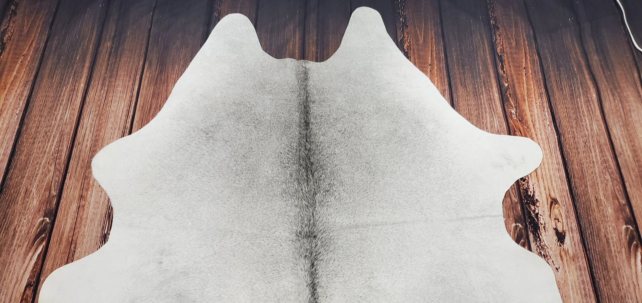 grey cowhide rug 6ft by 6ft