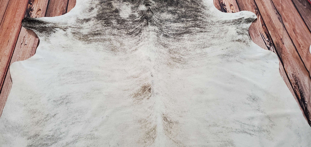 From time to time you can steam these cowhide rugs.