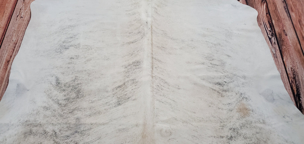 Tan Brindle Cowhide Rug Brazilian 6.5ft x 7ft