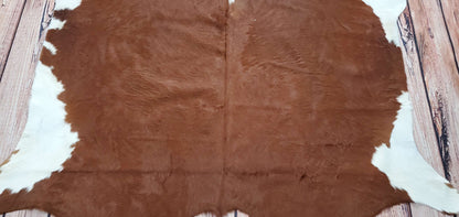Natural Cowhide Rug Large Hereford 6ft x 6ft