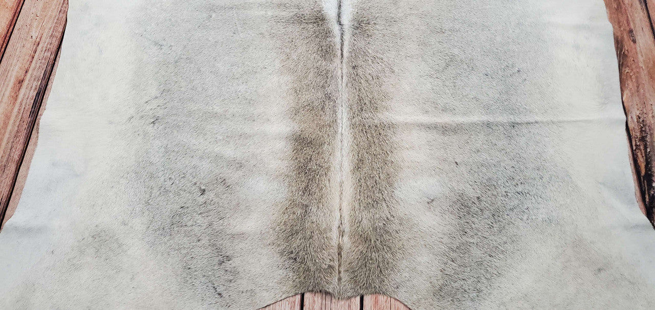 Exotic Grey Cowhide Rug 6.6ft x 6.6ft