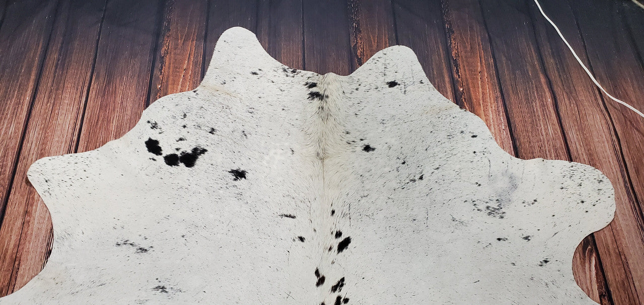 Genuine Cowhide Rug Salt And Pepper 6.6ft x 7ft