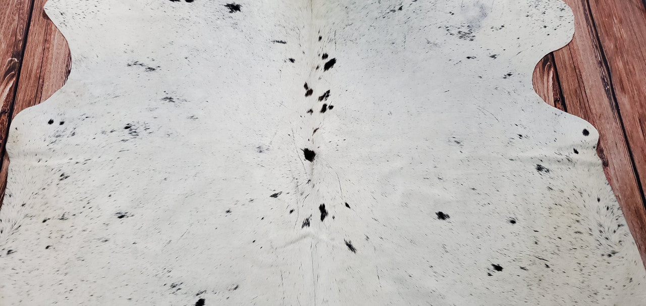 Genuine Cowhide Rug Salt And Pepper 6.6ft x 7ft