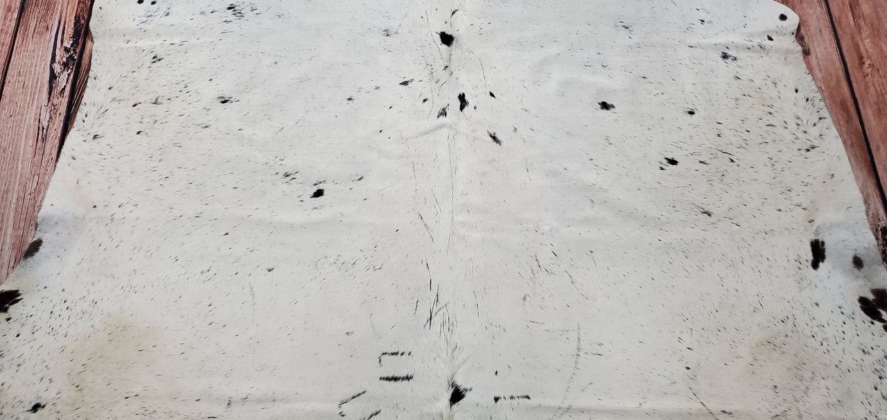 Genuine Cowhide Rug Salt And Pepper 6.6ft x 7ft