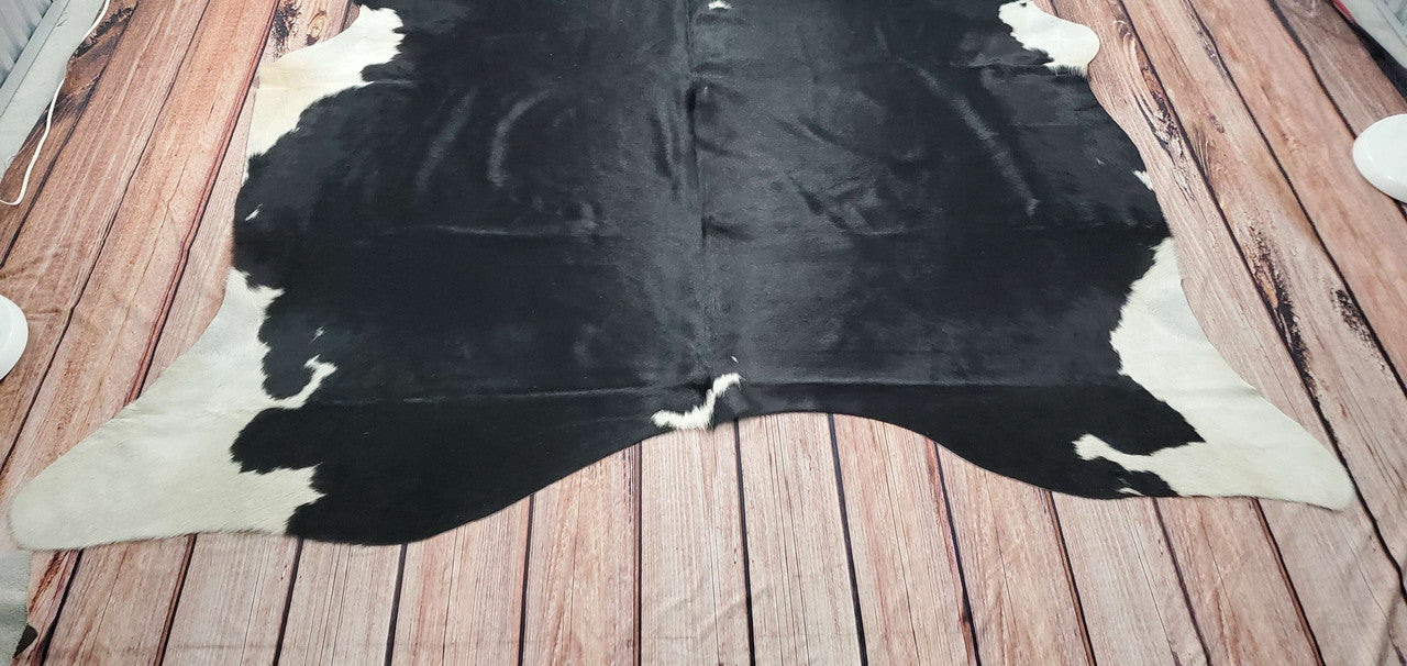 The colors of black and white cowhide rug are exactly what one is hoping for and it looks incredible in any living room, its ethical, real and hundred percent natural.