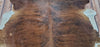 Brindle Cowhide Rug Dark Tricolor 6.8ft x 6.3ft