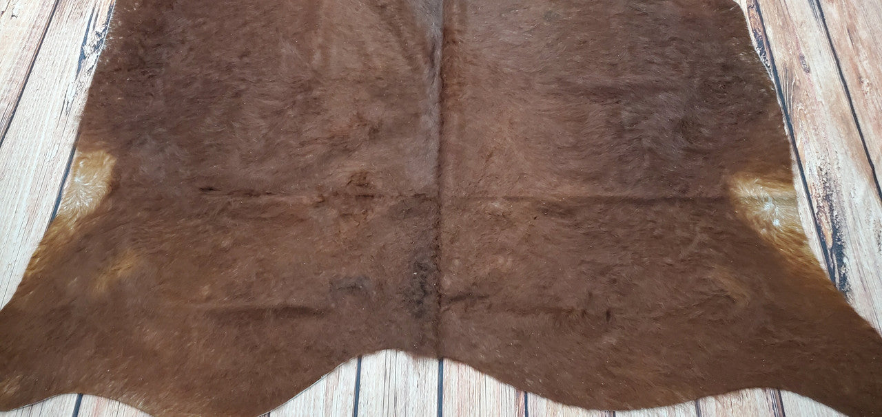 Natural Cowhide Rug 5.4ft x 6ft