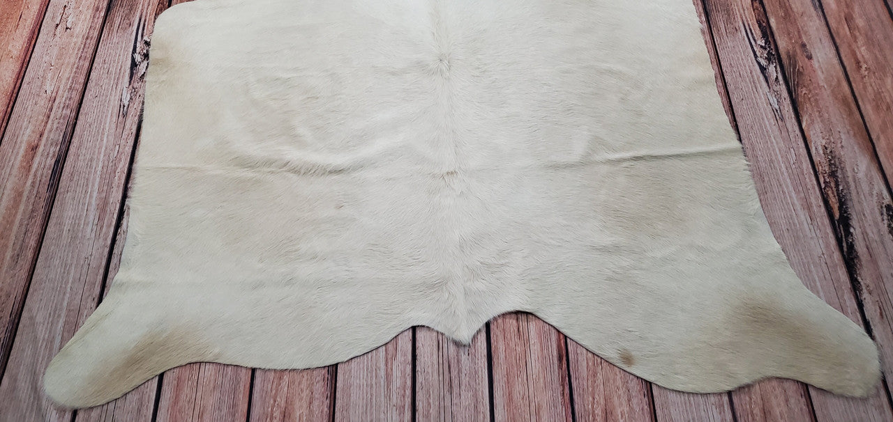 Real Cowhide Rug Light 6.2ft x 5.4ft