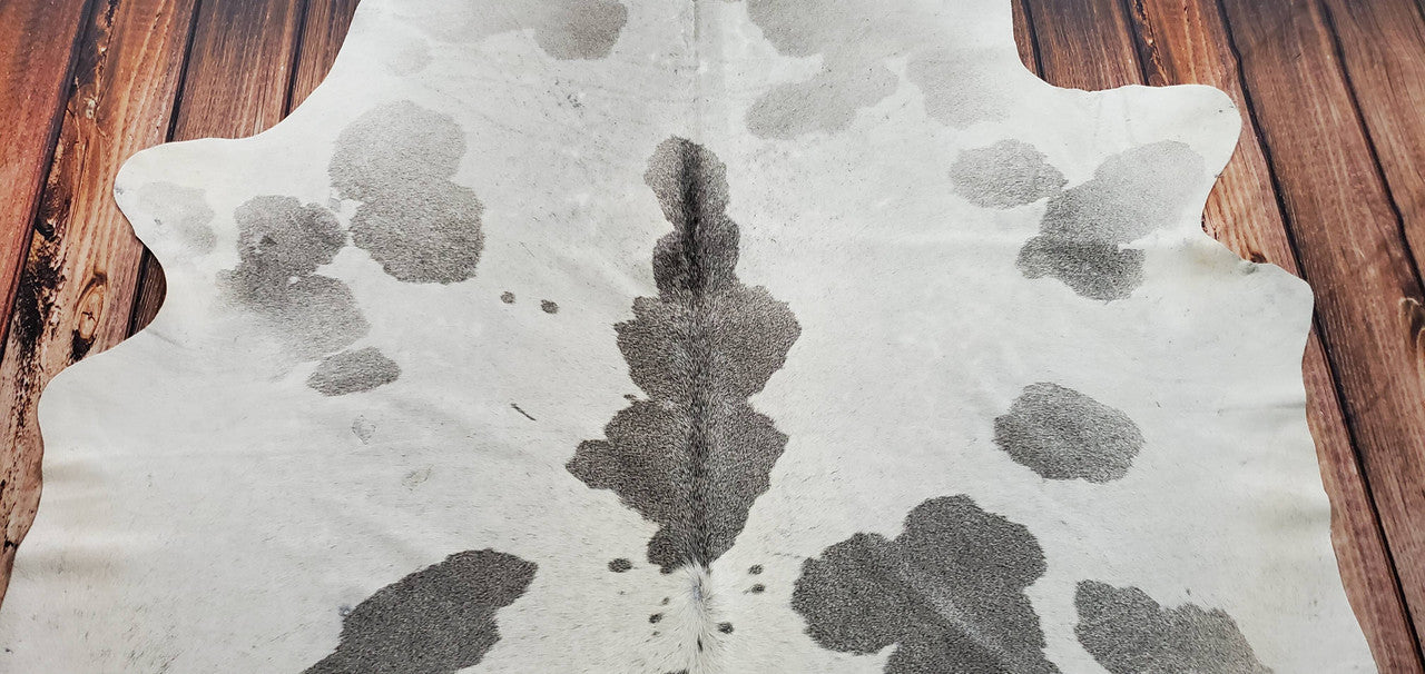 Elevate your decor with a grey white cowhide rug. Classic, versatile, and effortlessly stylish.