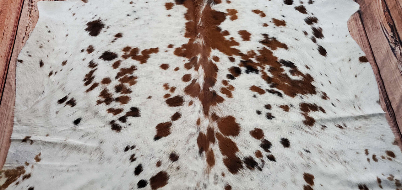 This cowhide rug with brand is the cutest rug! Loved it even more in person and perfect for my clients space or living room. Decorhut ships the rug shipped quickly.