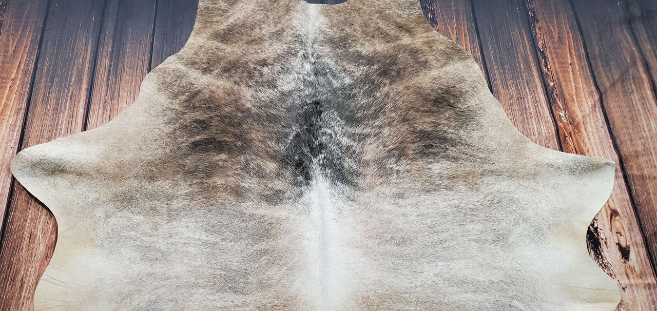 Brindle Cowhide Rug 6.4ft x 5.3ft