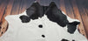 Natural Cowhide Rug Black White 7ft x 6.6ft