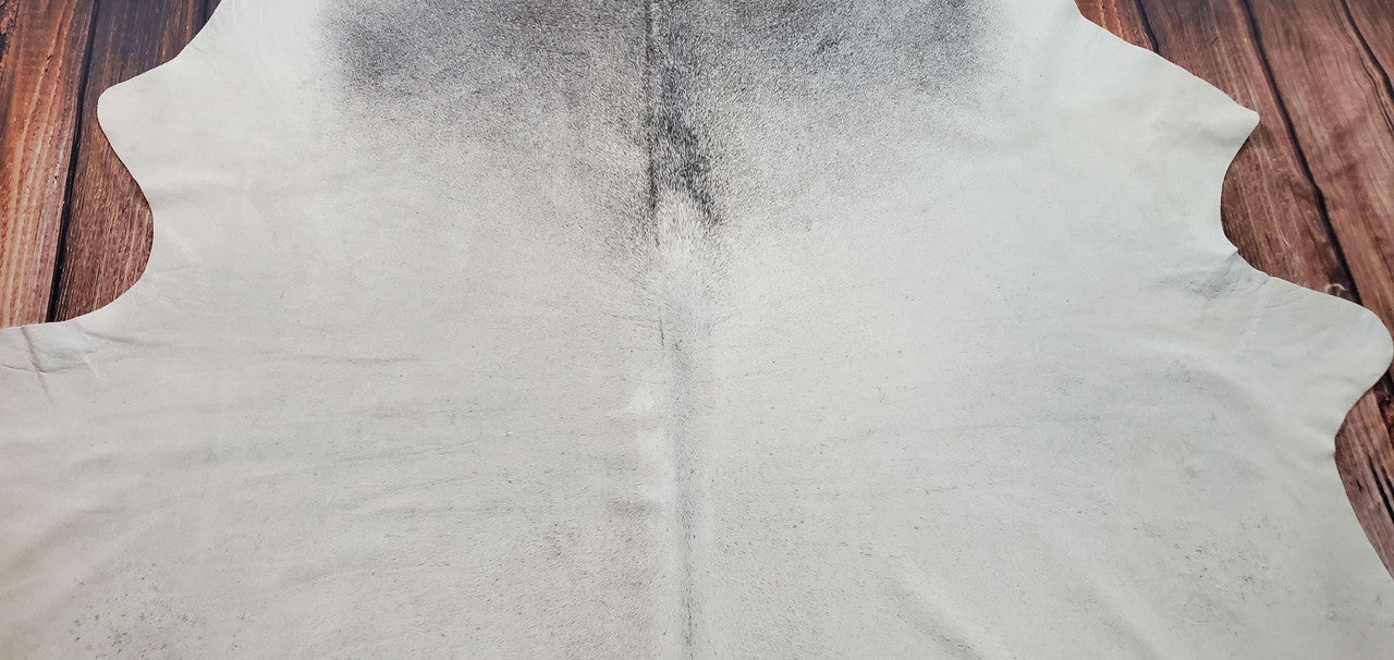 Brazilian Large Grey Cow Hide Rug 8ft x 6.7ft