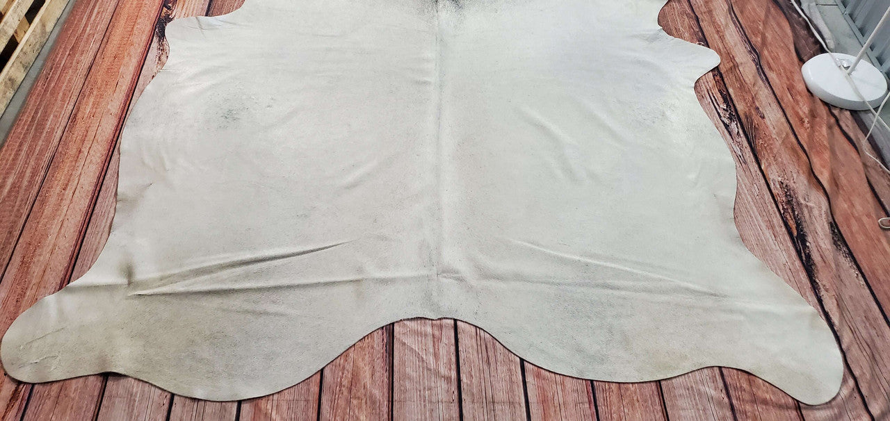 Brazilian Large Grey Cow Hide Rug 8ft x 6.7ft