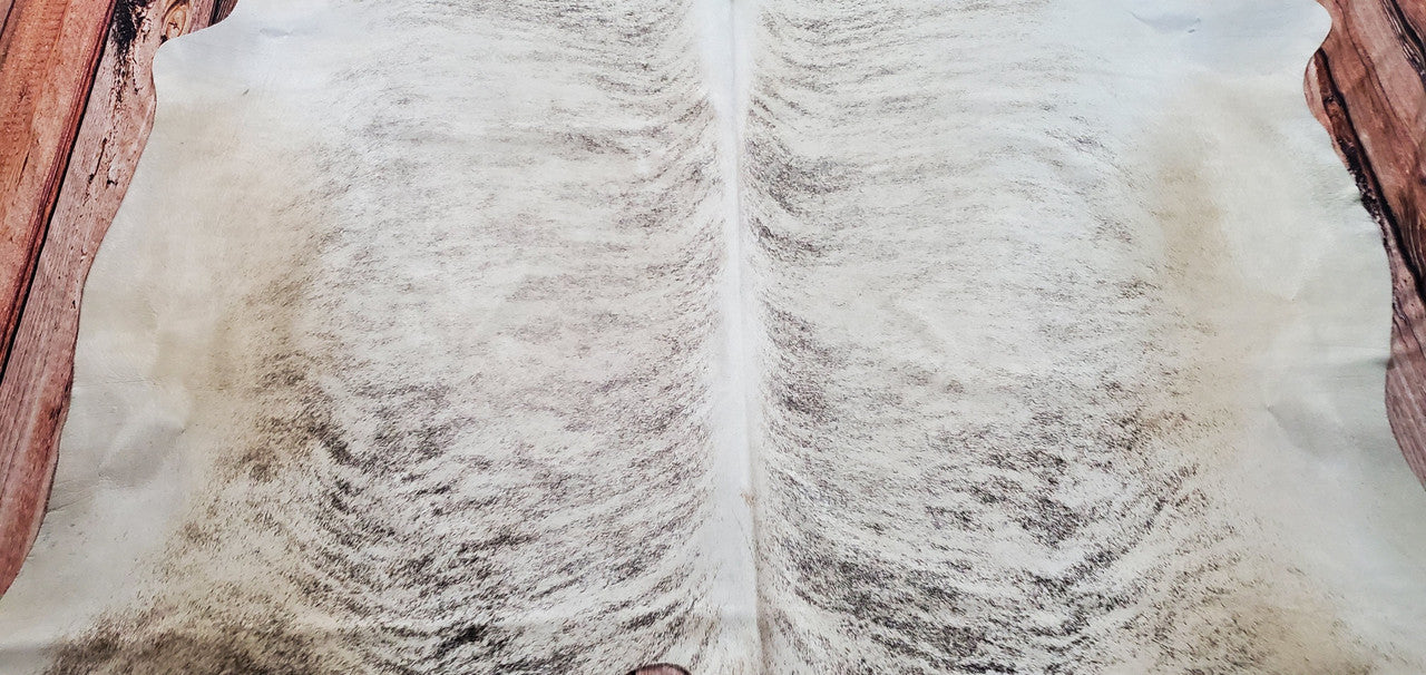 Exotic Brindle Cowhide Rug 6.6ft x 6.5ft