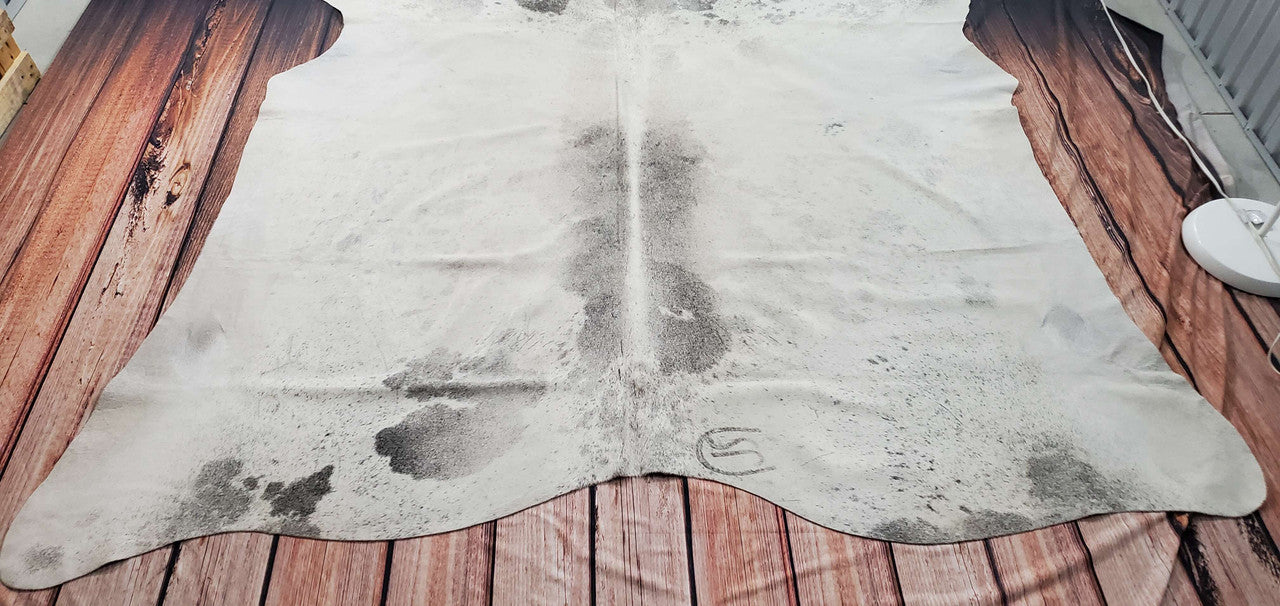 Large Brazilian Cowhide Area Rug 7.5ft x 7ft