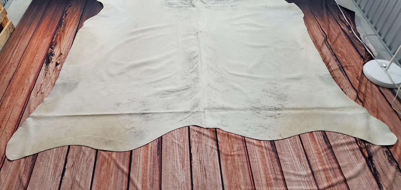 This cowhide brindle rug will give your interior a soft place to walk, clear away sound, and look wonderful at the same time. The pattern is remarkable and very easy to clean.