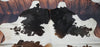 Tri color cowhide Rug Large Brazilian 8.3ft x 6.6ft