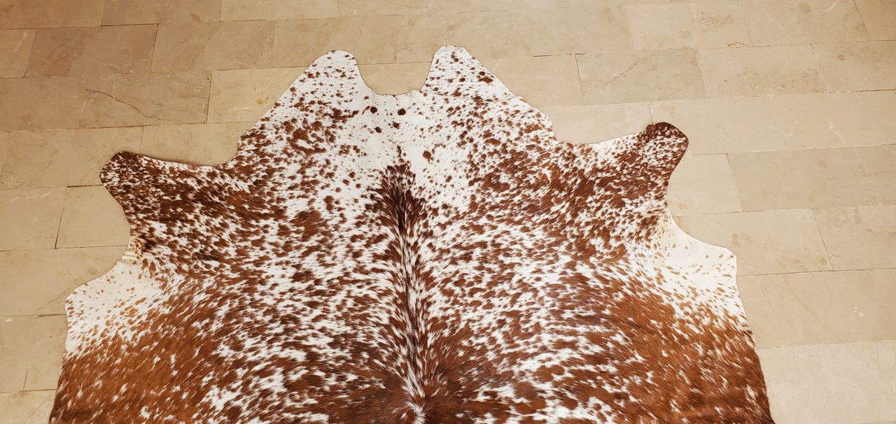 A small tricolor cowhide rug performs beyond expectations, being real, soft, and beautiful. These cowhide rugs are free shipping all over Canada
