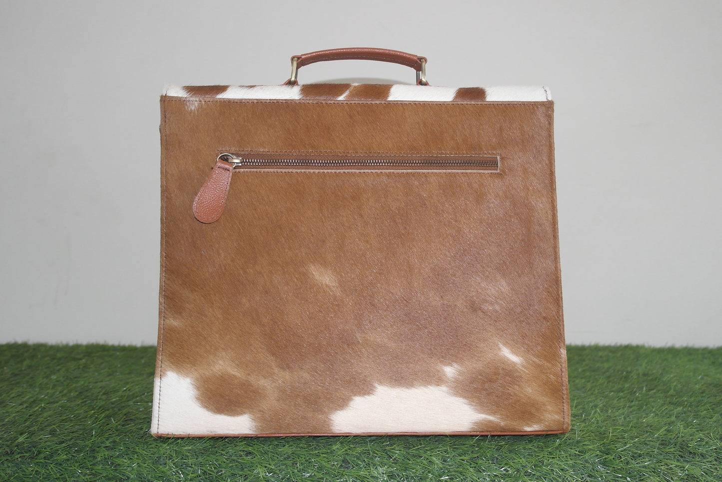 Cowhide Hair On Briefcase Bag