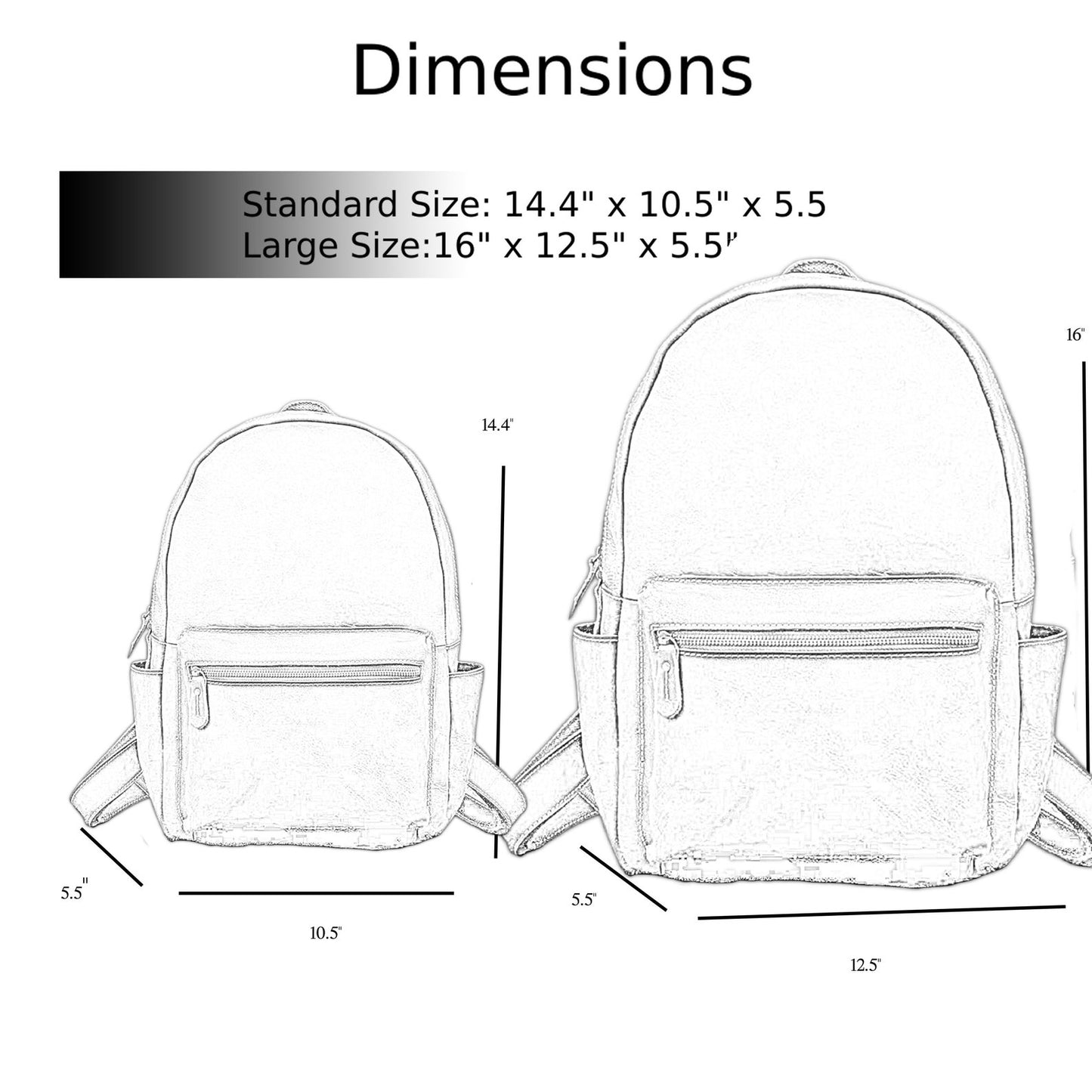 Genuine Leather Travel Backpack Bag