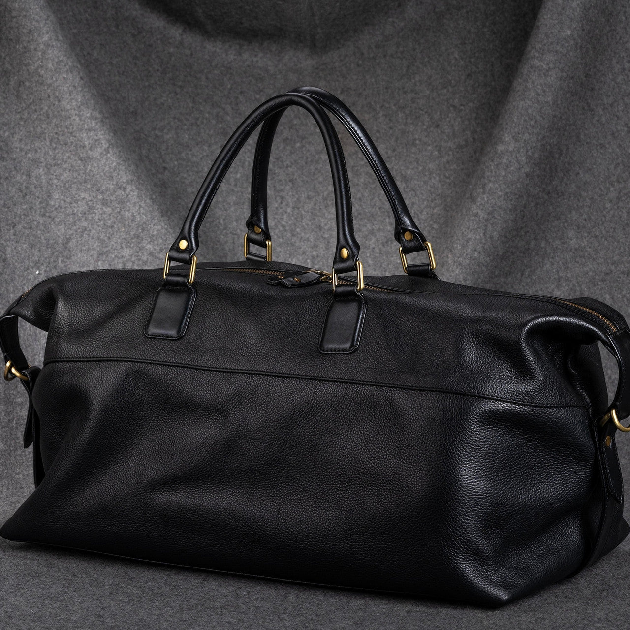 Gym Duffle Bag Cowhide Leather