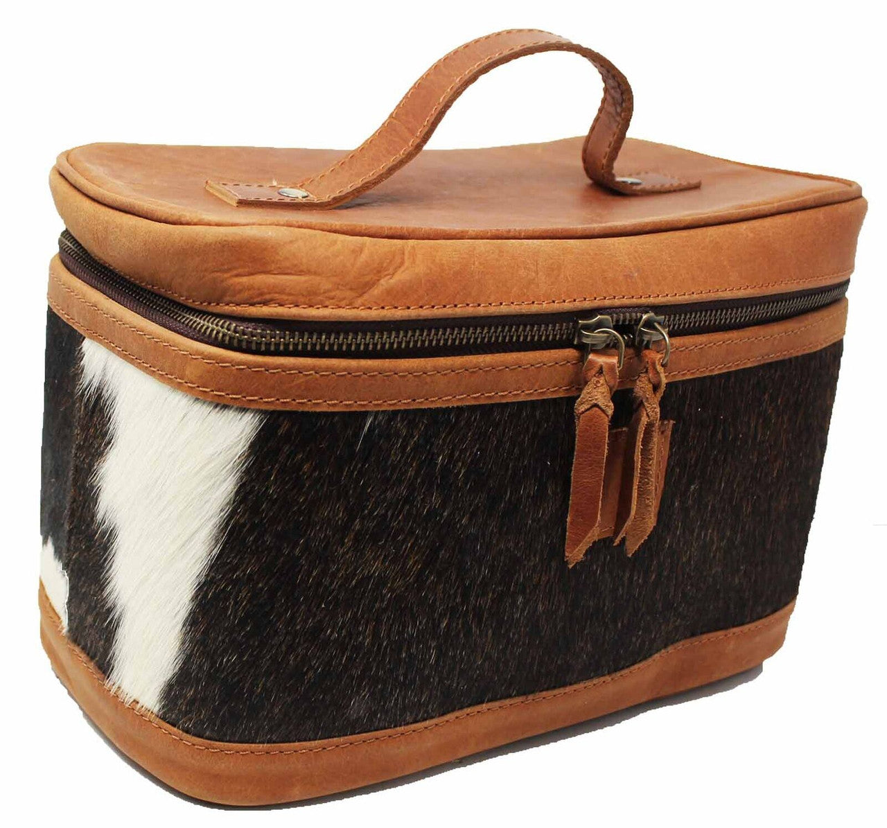 Custom-made Western-style cowhide purse showcasing exquisite craftsmanship, tailored to individual orders for a unique touch.