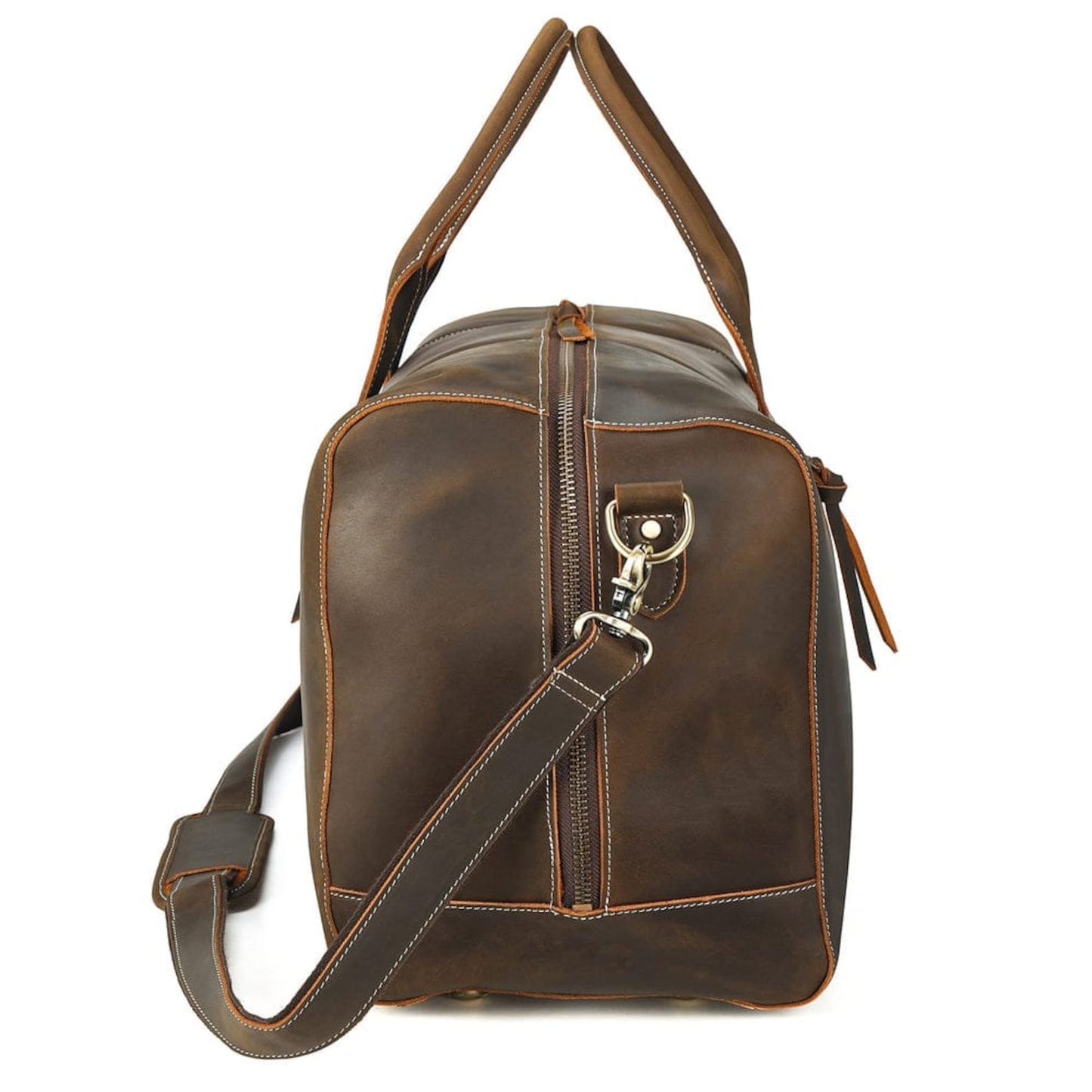Genuine Leather Weekender Travel Bag