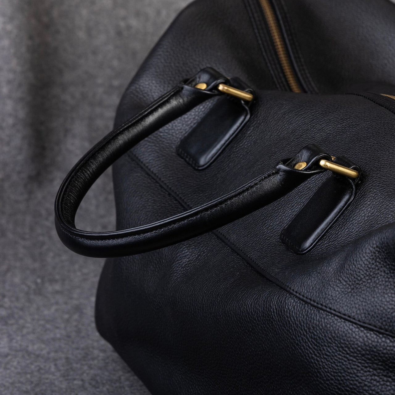 Genuine Real Leather Duffel Bag for Travel