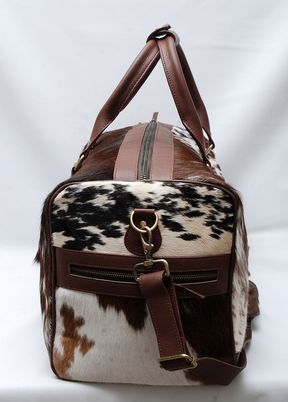 Speckled Cowhide Travel Bag