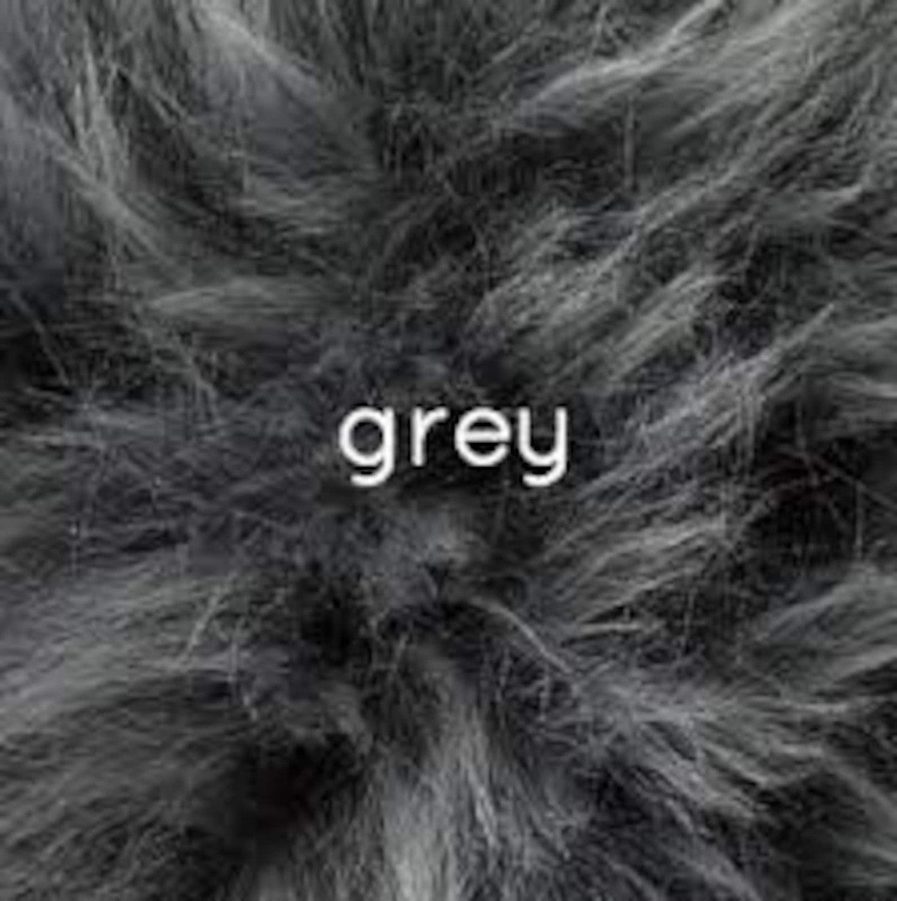 Double Pelt Large Grey Sheepskin Rug
